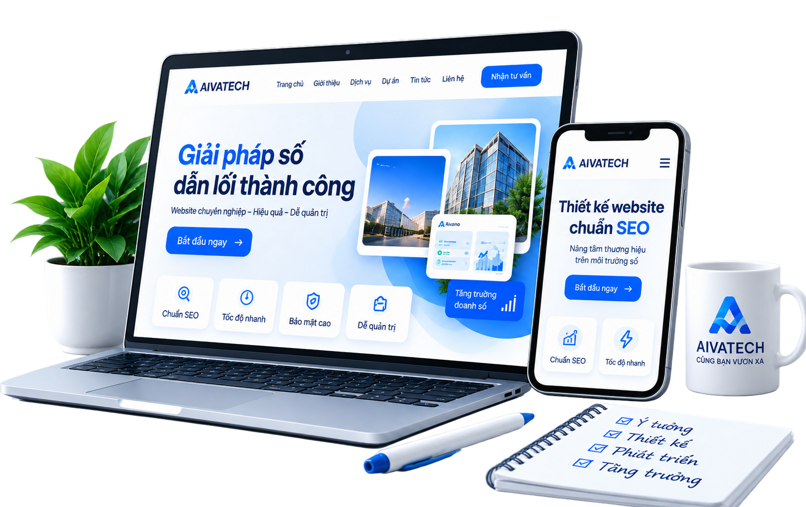 Thiết kế website — AIVA TECH CO.,LTD