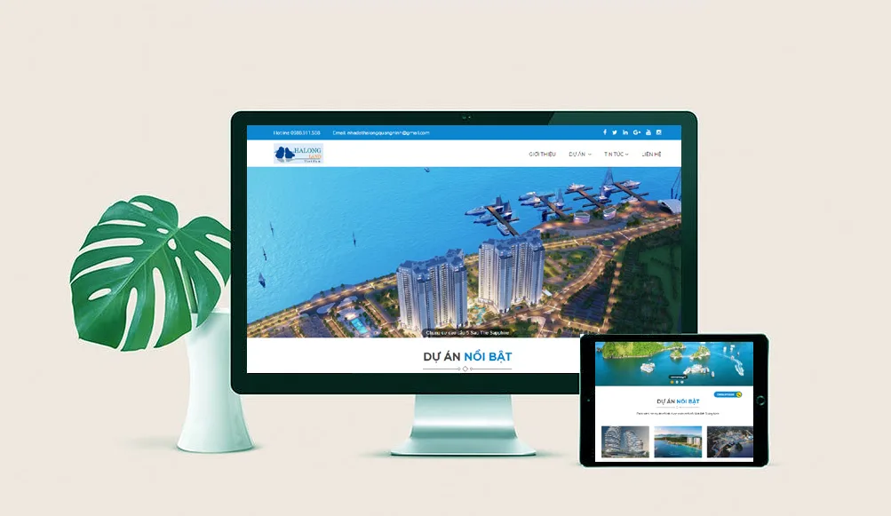 Mẫu website sàn bất động sản